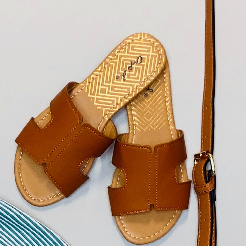 Tan sandals